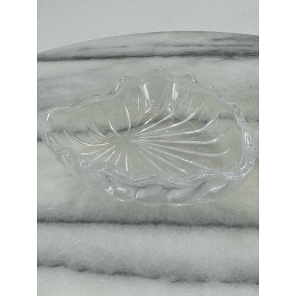 Vintage Crystal glass trinket dish - Picture 10 of 10